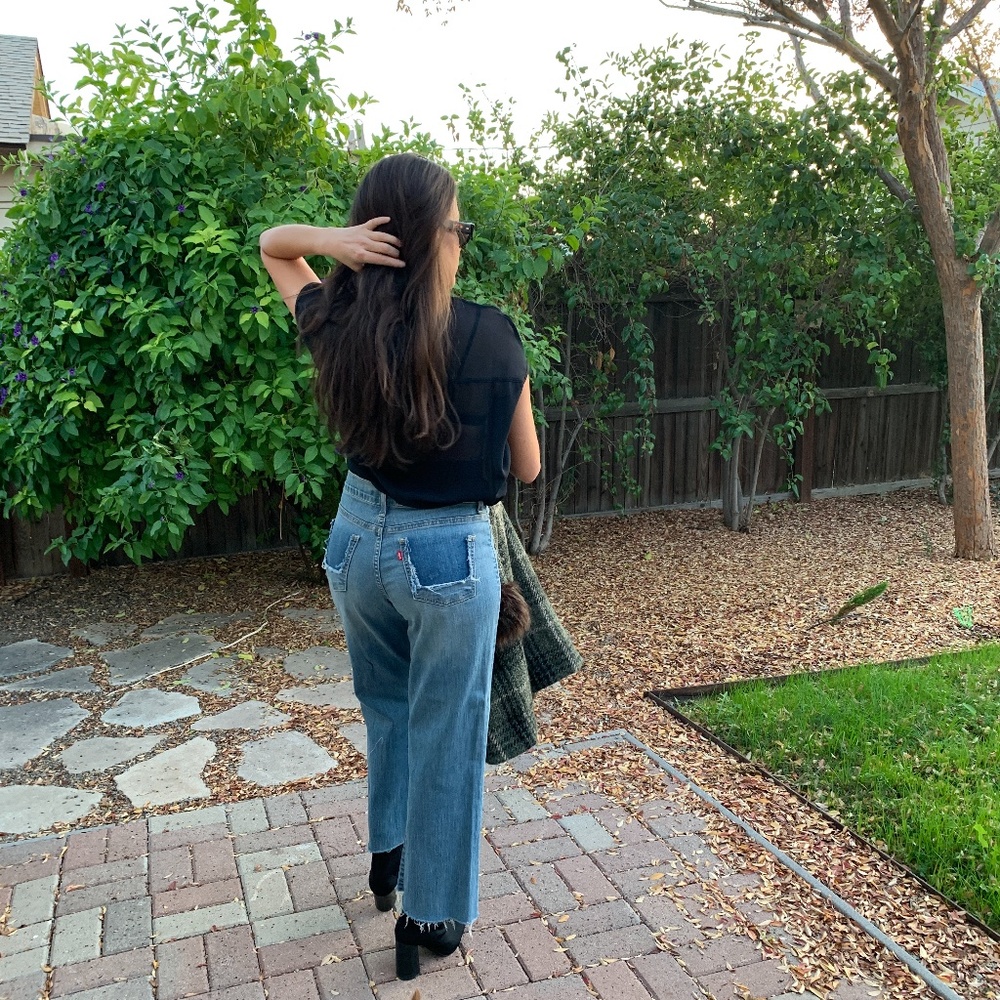 Reworked 512 Levis Size US 4